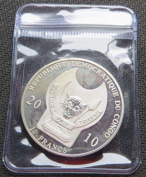 2010 Congo - Zulu Warrior - 10 Fr