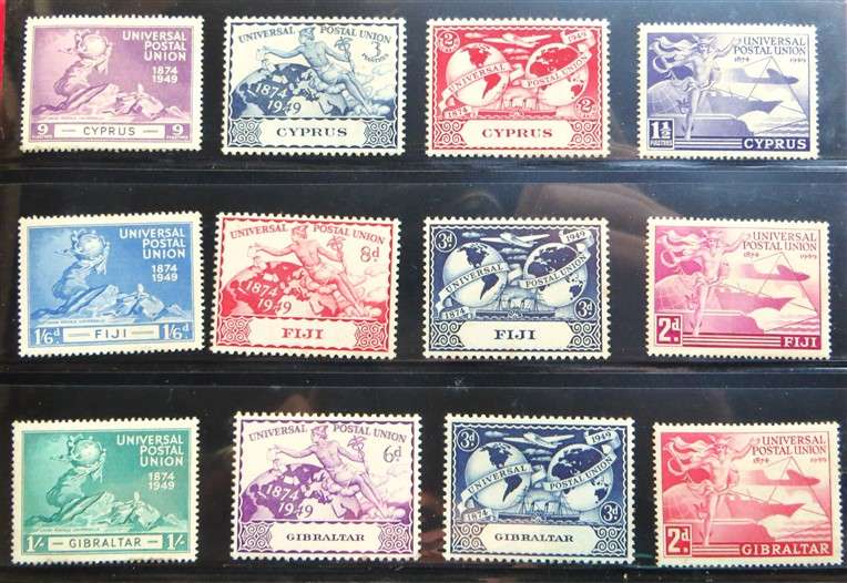 3 x  UPU Mint Stamps Sets