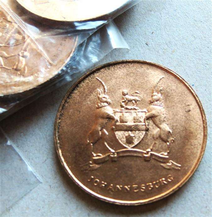 1966 - 5 x Republic of SA 5 Years Johannesburg Medallion - Bid per Medallion
