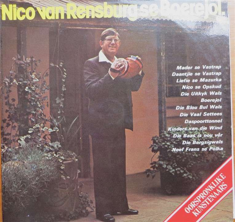 Nico Van Rensburg se Boerejol - Vintage Vinyl LP - VG