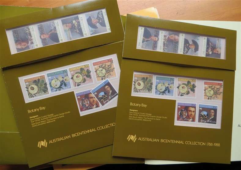 Australia Bicentennial Collection Stamps in Booklets with Dustcover