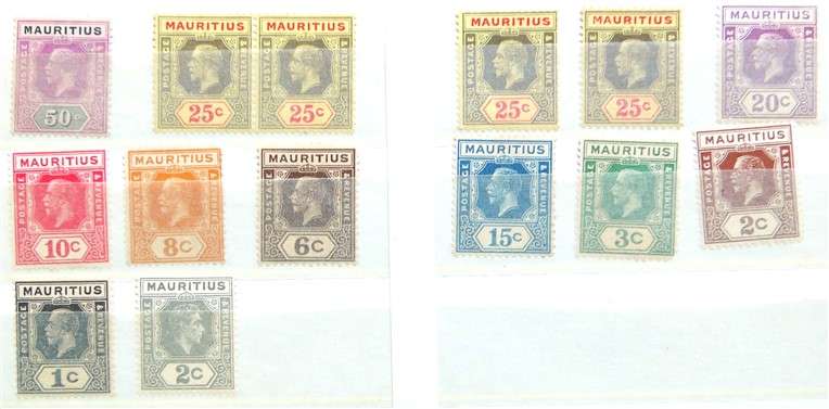 Mauritius Stamp Lot