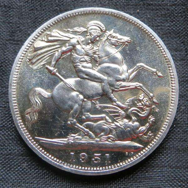 1951 Proof Festival of Britain 5 Shillings Crown