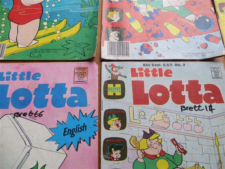 5 x Little Lotta Series Comics - Low Numbers - 1 Bid for All