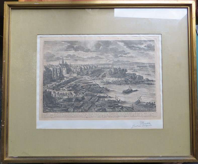 Signed Antique/Vintage Print Framed and with Glass