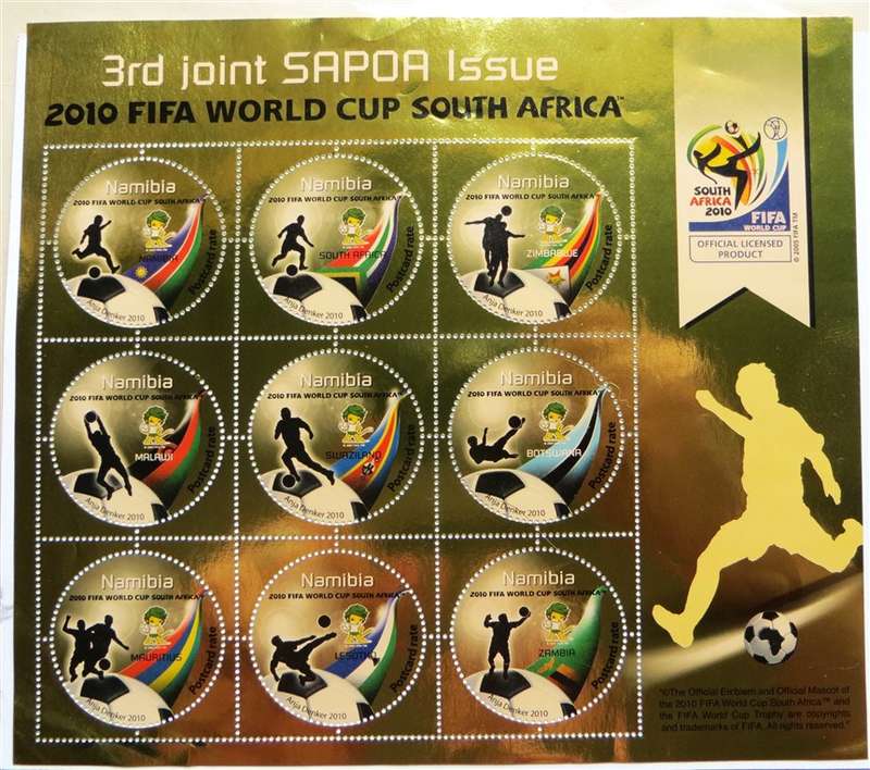 Namibia SAPOA FIFA World Cup 2010 Sheet