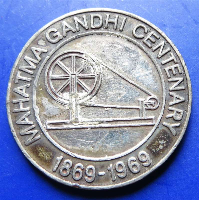 1969 Mahatma Ghandhi Centennial Medallion