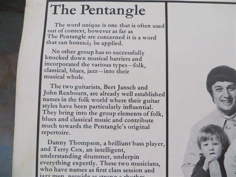 The Pentangle - Sweet Child Vintage Vinyl LP - VG