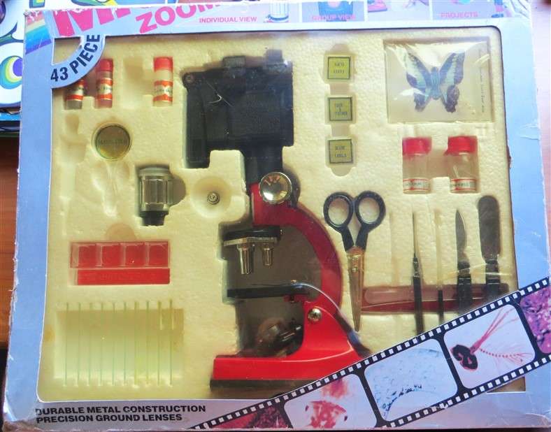Vintage tasco Microscope Set in Box - Untested - Sold As Is