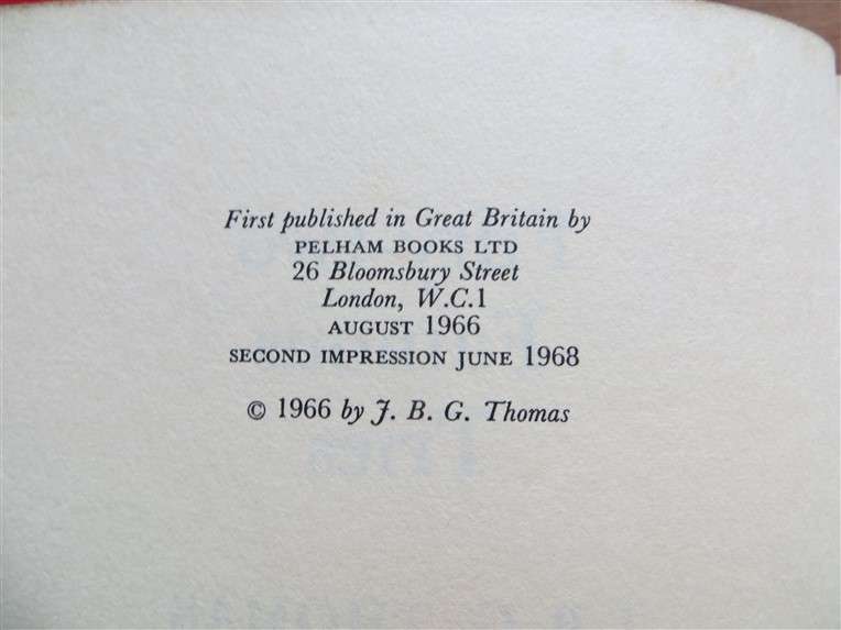 Fifty Two Famous Tries - J.B.G Thomas (1968)