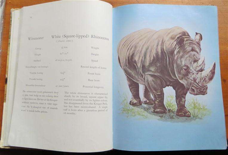 Mammals/Soogdiere of/van Kruger & other National Parks - Illustrations H.Kumpf - Well Used Copy