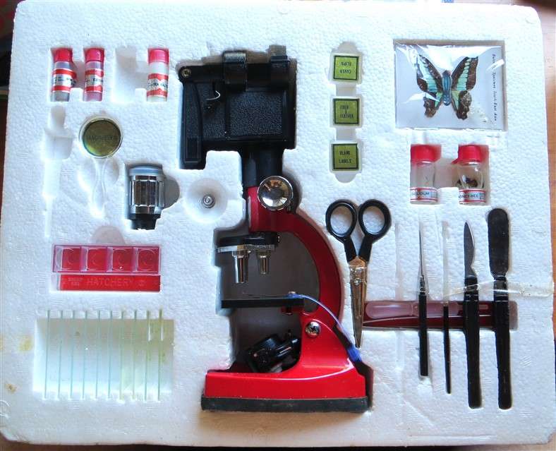 Vintage tasco Microscope Set in Box - Untested - Sold As Is