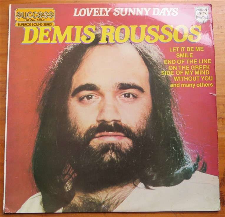Demis Roussos - Lovely Sunny Days  - Vintage Vinyl LP - VG
