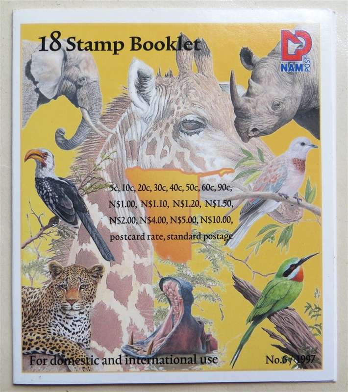 Namibia 18 Stamp Booklet