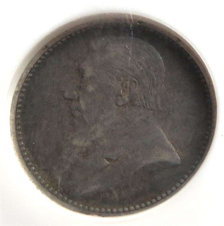 1892 ZAR 3d Tiekie Silver NGC VF30 Graded