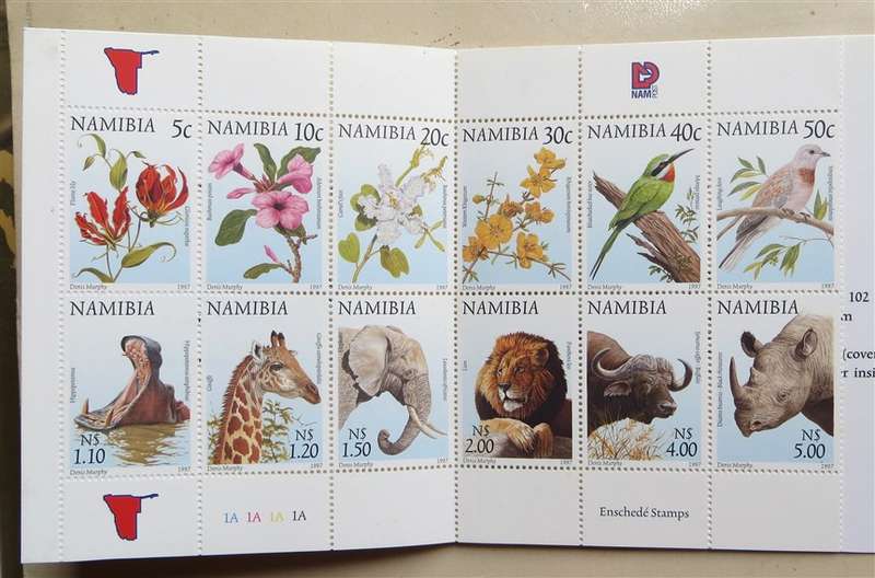 Namibia 18 Stamp Booklet