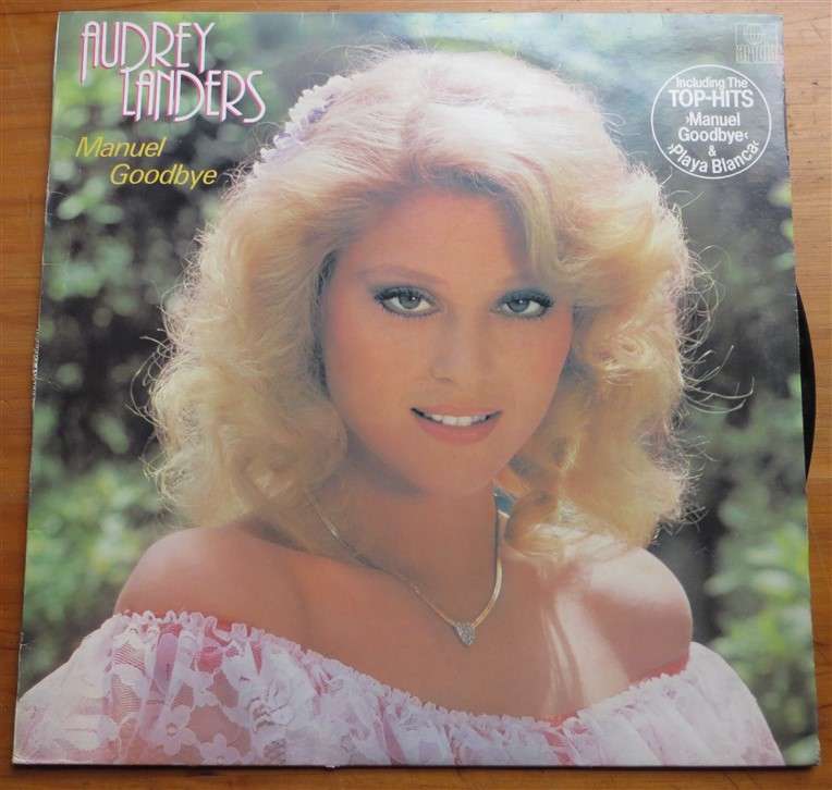 Audrey Landers - Manuel Goodbye  - Vintage Vinyl LP - VG