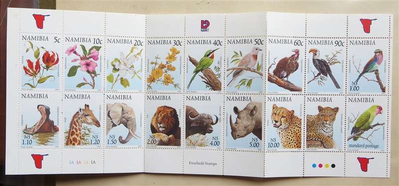 Namibia 18 Stamp Booklet