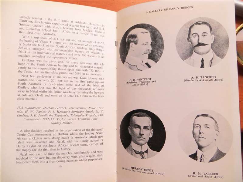 1973 1st Edition - Currie Cup Story (Cricket) - Brian Crowley