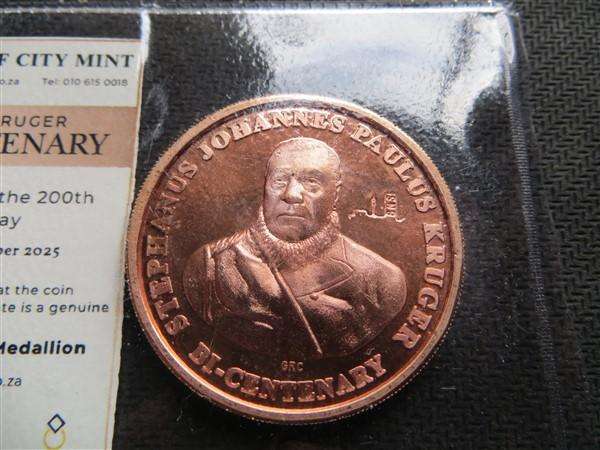Paul Kruger Bicentenary - Gold Reef City Mint