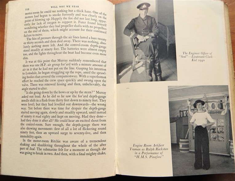 Will Not We Fear - Story of HMS Submarine "Seal" - C.E.T Warren & J.Benson (1961)
