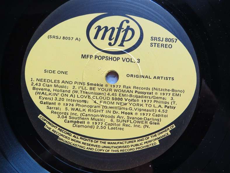 Pop Shop Vol.3 Vintage Vinyl LP - VG+