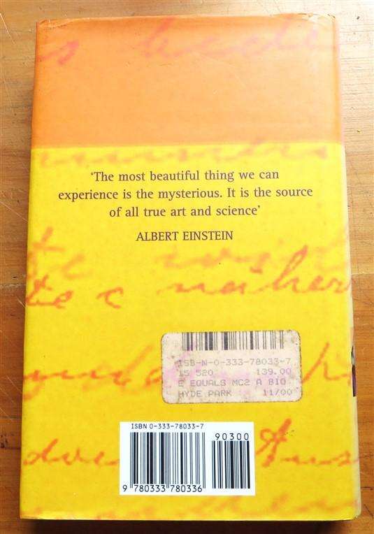 A Biography of the Worlds's Most Famous equation - E mc2 - David Bodanis