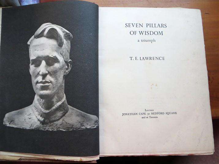 Seven Pillars of Wisdom - T.E Lawrence (1937) - Large Hardcover - Narrative of the Arab Revolt