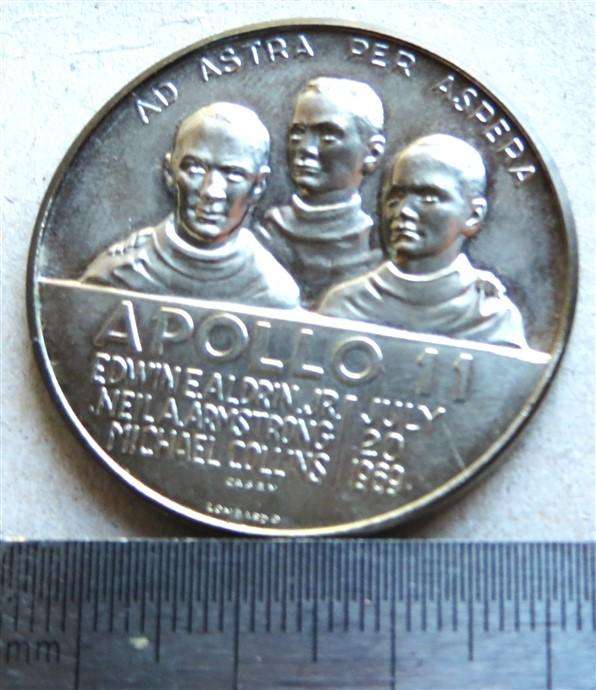 Apollo 11 - First on the Moon Medallion