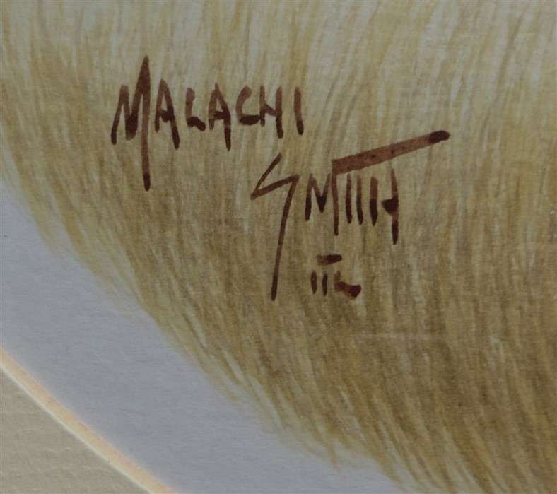 Malachi Smith - Limited signed Print in frame with Glass