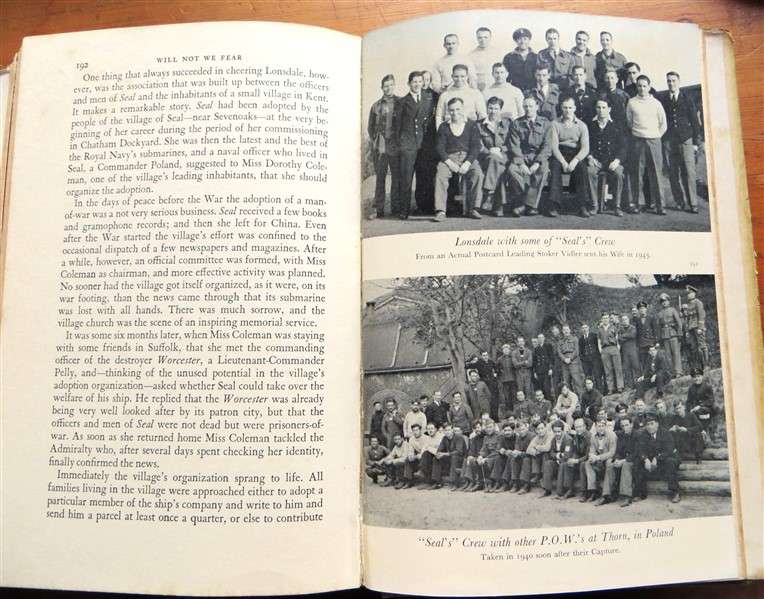 Will Not We Fear - Story of HMS Submarine "Seal" - C.E.T Warren & J.Benson (1961)