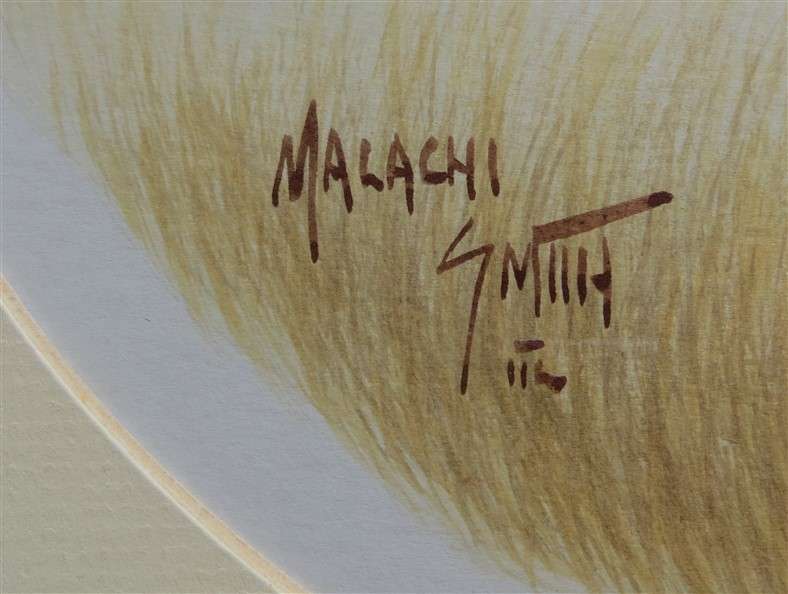 Malachi Smith - Limited signed Print in frame with Glass