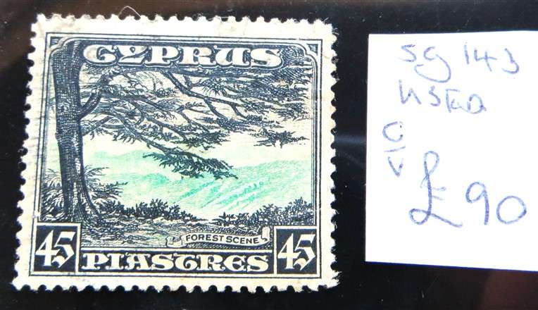 Cyprus SG143 Used Cat. Value R2000.00