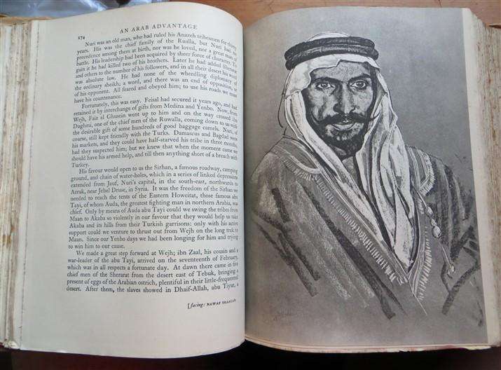 Seven Pillars of Wisdom - T.E Lawrence (1937) - Large Hardcover - Narrative of the Arab Revolt
