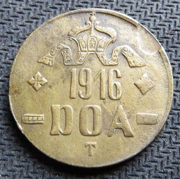 1916(T) German East Africa 20 Heller Coin