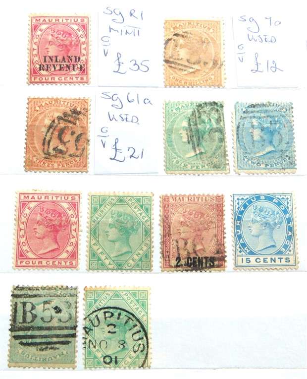 Mauritius High Value Lot Cat. Value R2500.00