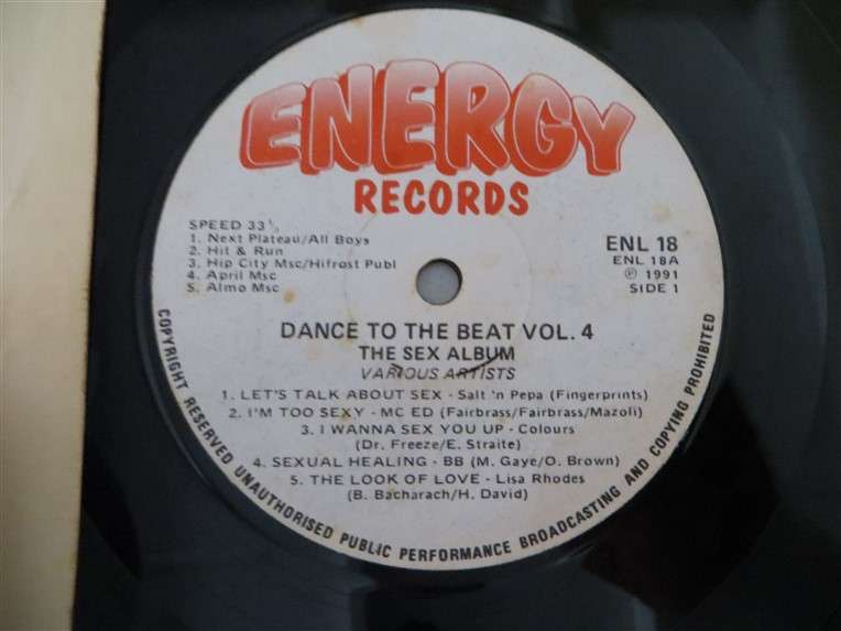 The Sex Album - Various Dance to the Beat Vol.4 Vinyl LP VG