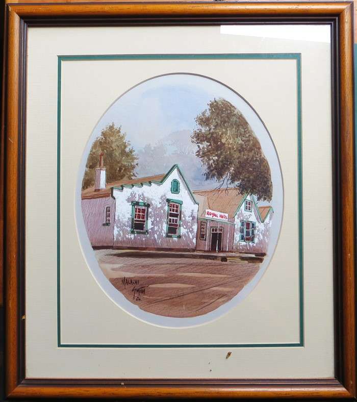 Malachi Smith- Royal Hotel - Limited signed Print in frame with Glass