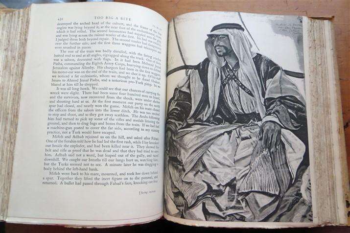 Seven Pillars of Wisdom - T.E Lawrence (1937) - Large Hardcover - Narrative of the Arab Revolt