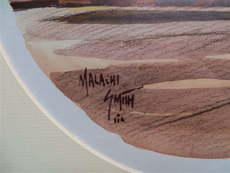 Malachi Smith- Royal Hotel - Limited signed Print in frame with Glass