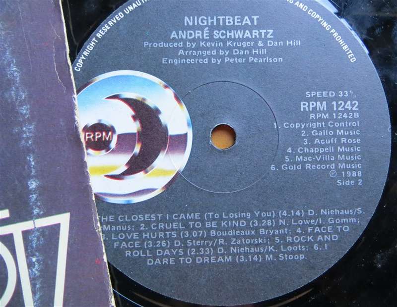 Nightbeat - Andre Schwartz -  Vinyl VG / Cover G