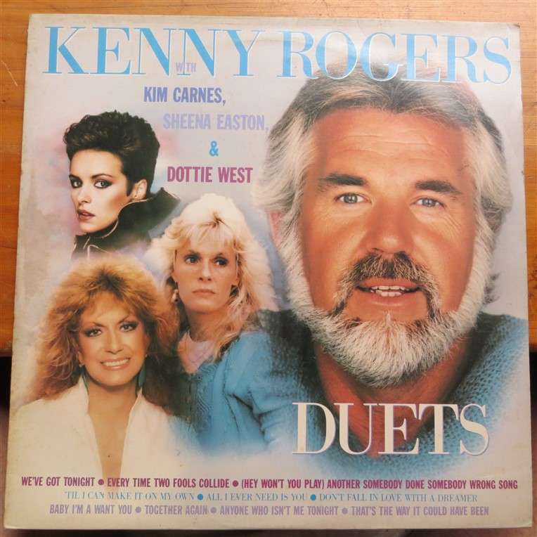 Kenny Rogers - Duets - Vintage Vinyl LP - VG