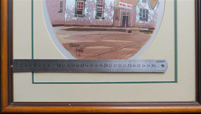 Malachi Smith- Royal Hotel - Limited signed Print in frame with Glass