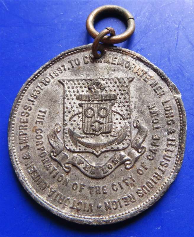 1897 City of Cape Town Victoria Reign Diamond Jubilee Medallion