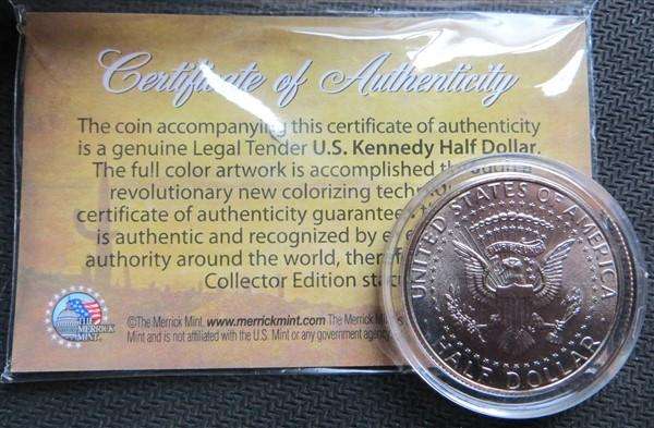 USA Half Dollar Wild West Series - Colorised Calamity Jane + Certificate