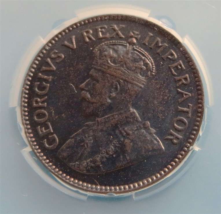 1928 SA Union 1/4d NGC MS62BN Graded