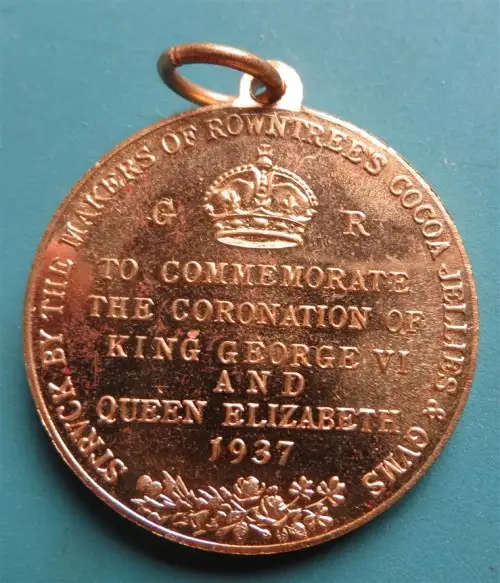 1937 Coronation Medallion & Scarce Embroidery Wall Hanging - Both for 1 Bid
