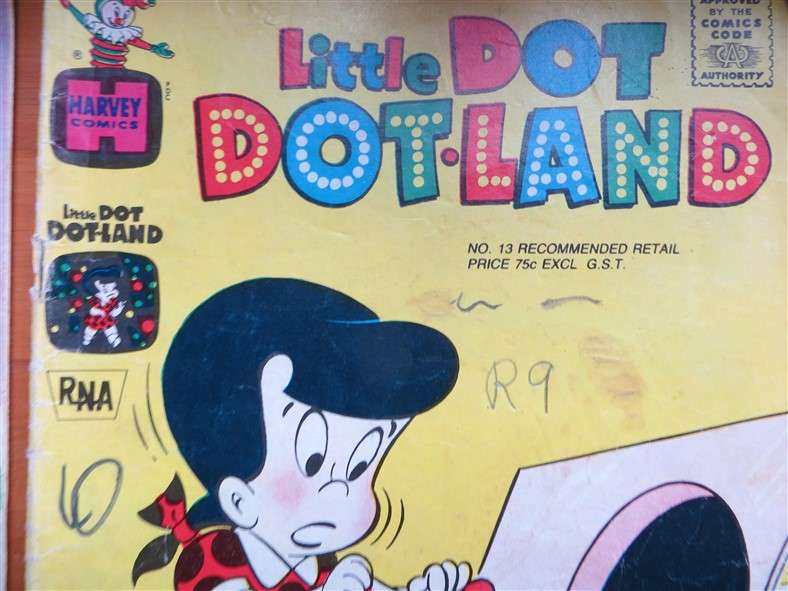5 x Vintage Assorted Richie Rich / Little Dot Comics Lot - 1 Bid for All