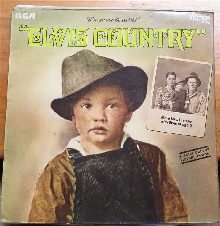 Elvis Country - Elvis Presley - Vintage Vinyl LP - VG