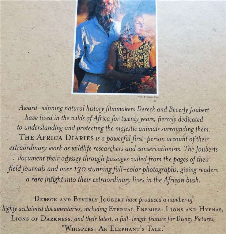 The Africa Diaries - Derek & Beverley Joubert - Illustrated Memoir